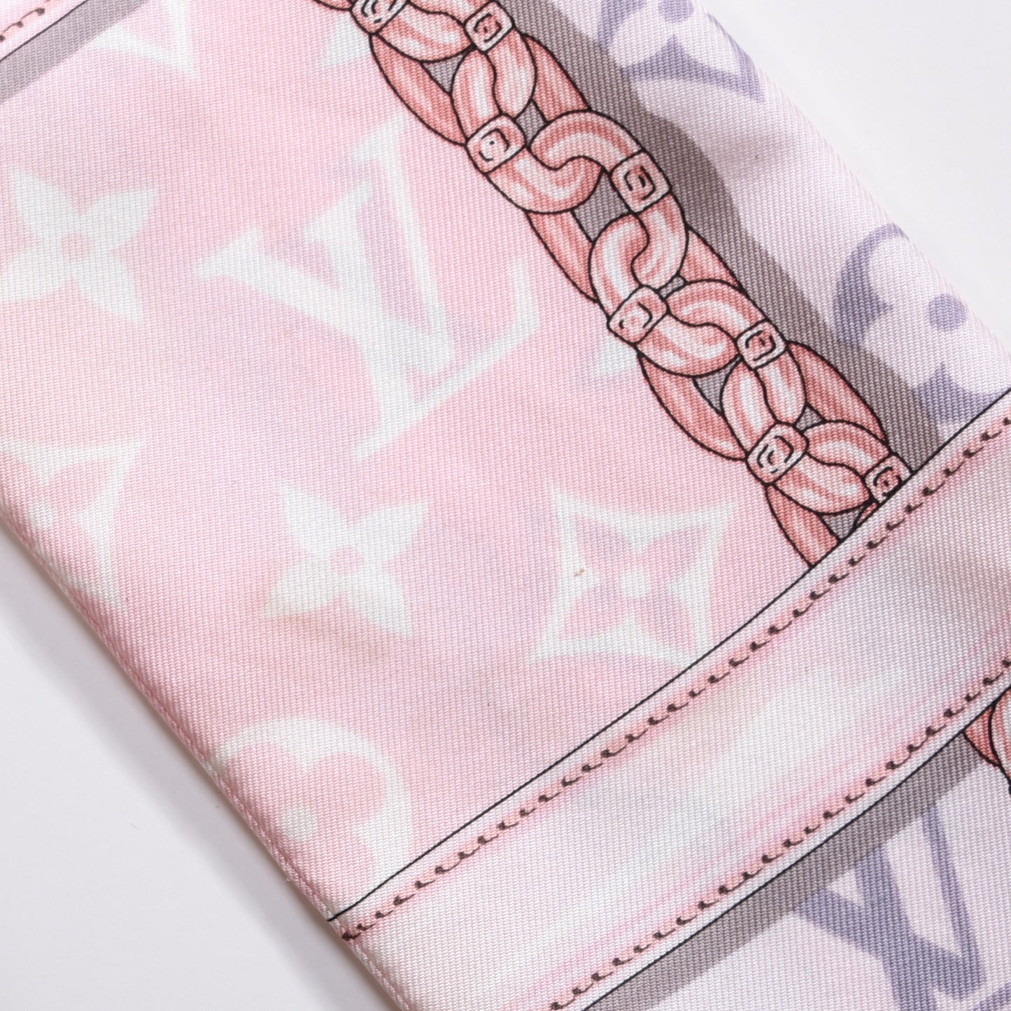 Silk Monogram Confidential Bandeau Light Pink