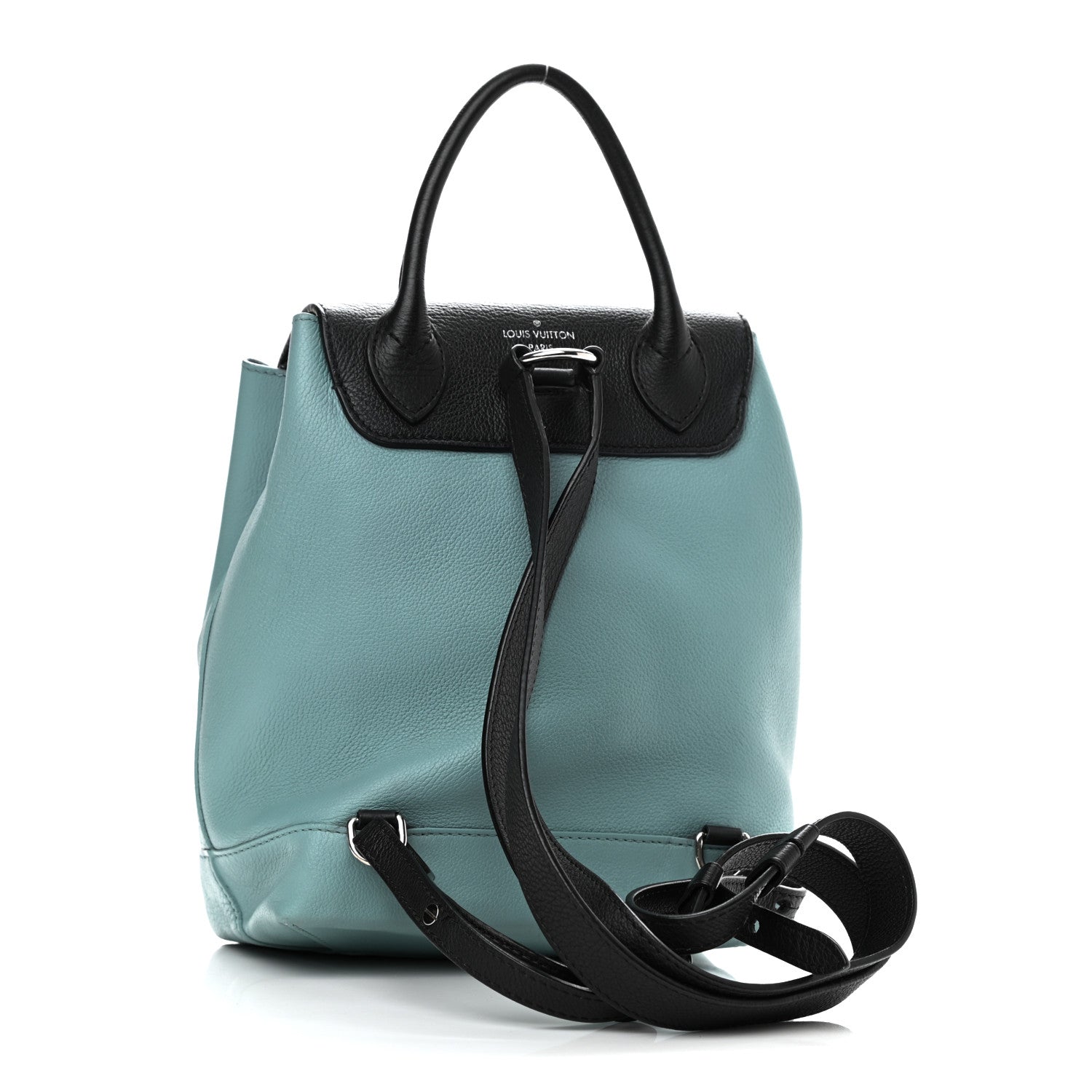 Louis Vuitton Calfskin Lockme Backpack Sky 3 of 13