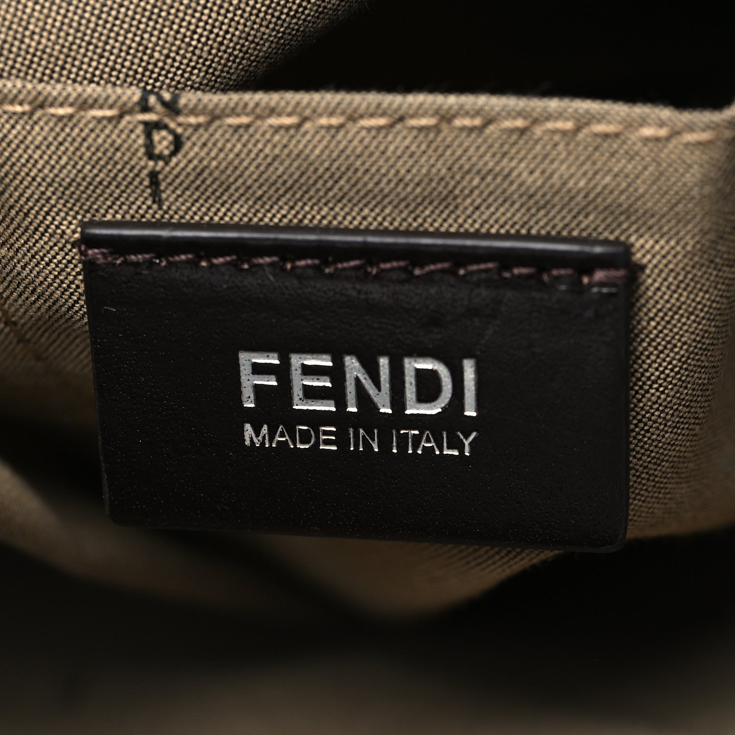 Fendi Zucca Spalmati Messenger Bag Grey 6 of 6