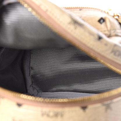 MCM Visetos Side Stud Mini Stark Backpack Beige 7 of 9