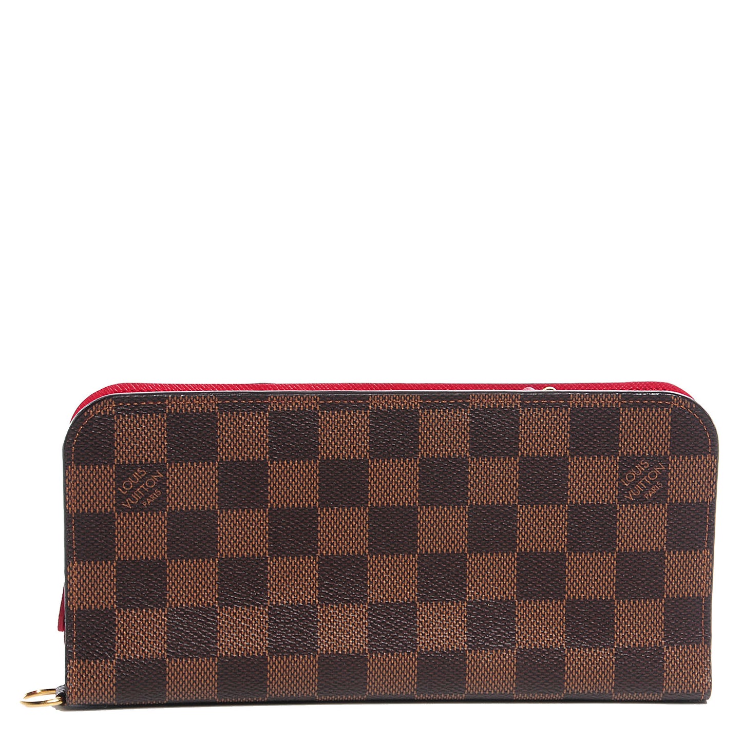 Damier Ebene Insolite Wallet Red