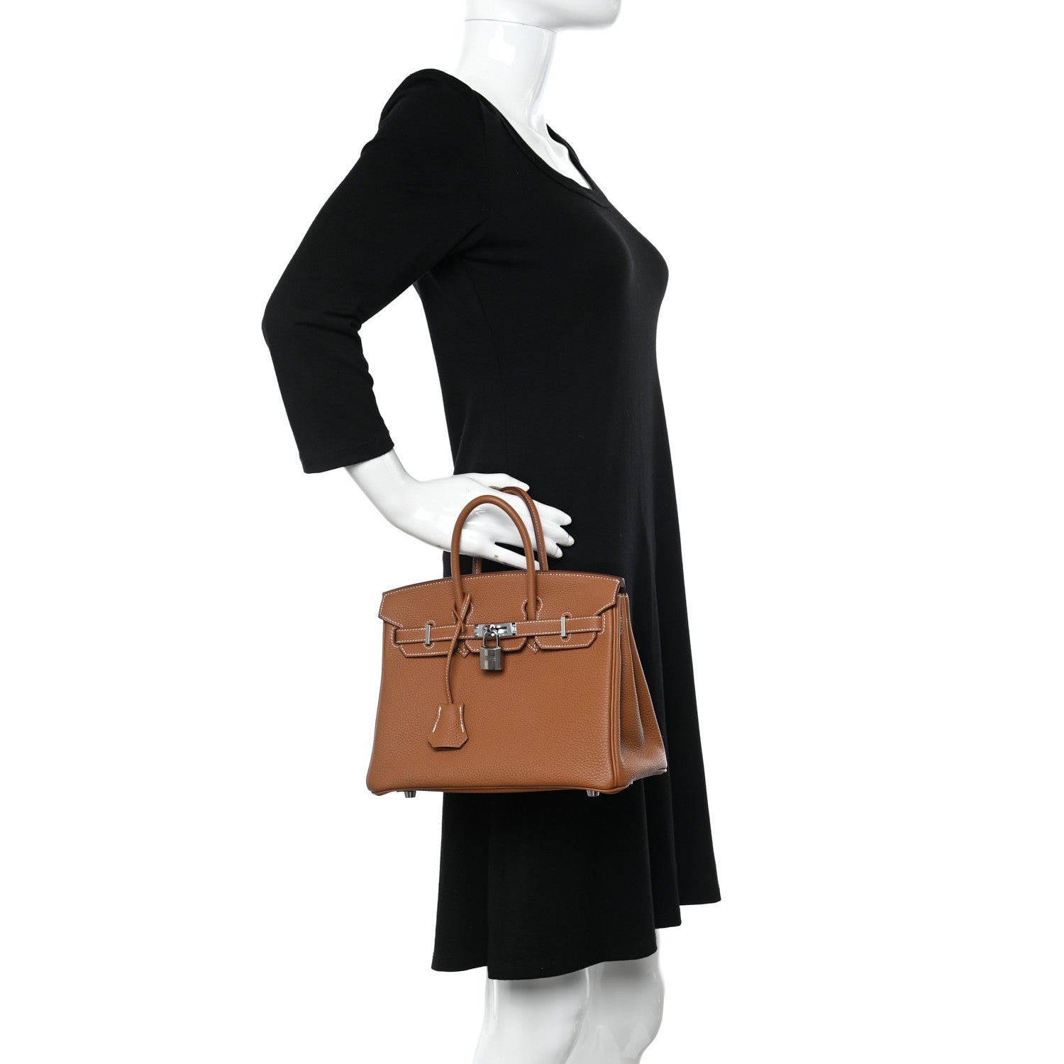 Hermes Togo Birkin 25 Gold 2 of 12