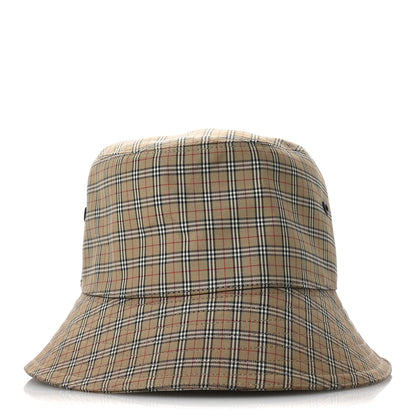 Burberry Technical Cotton Micro Check Bucket Hat L Archive Beige 3 of 10