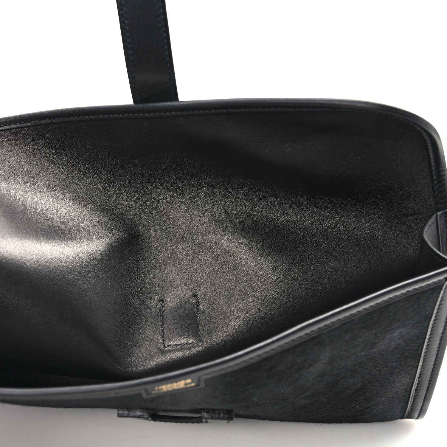 Hermes Pony Hair Swift Jige Elan 29 Clutch Black 11 of 11