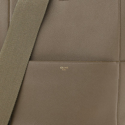 Celine Soft Grained Calfskin Sangle Bucket Bag Taupe 6 of 17