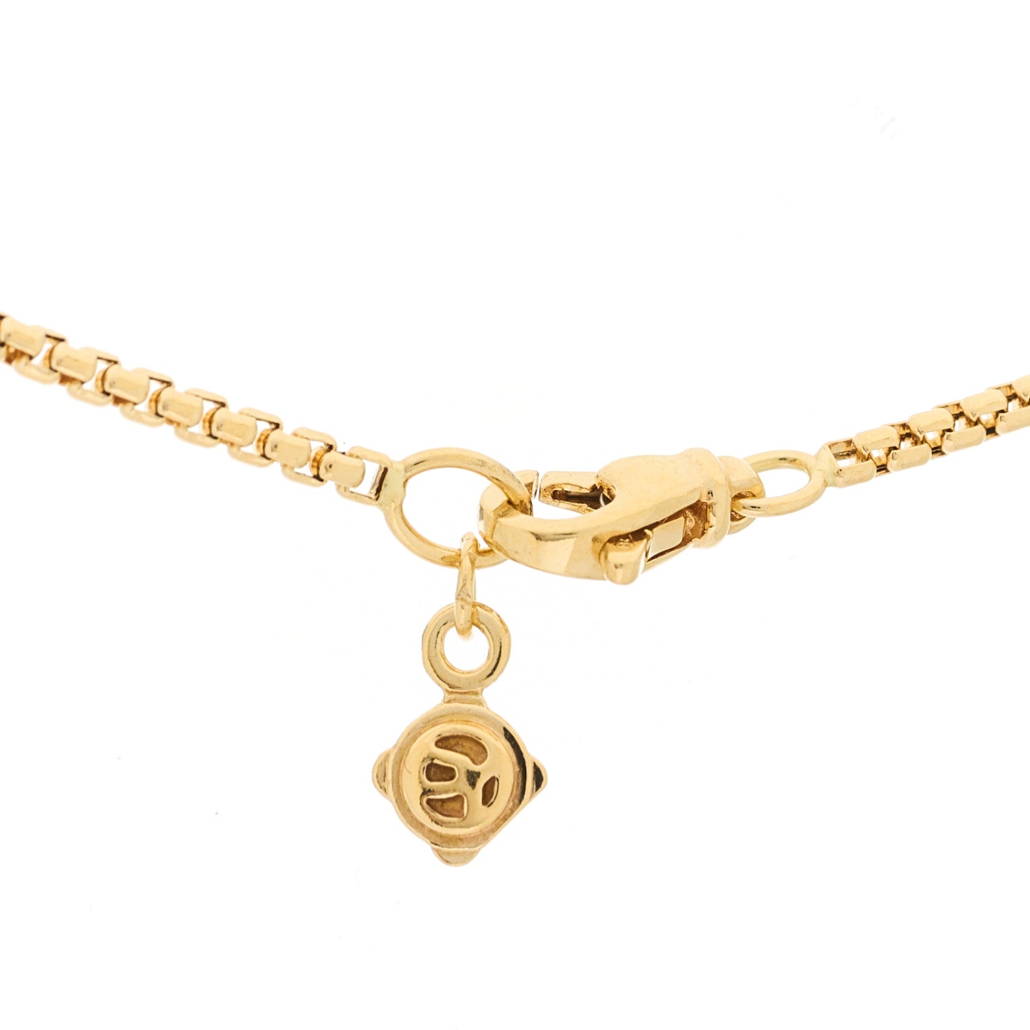 David Yurman 18K Yellow Gold 1.7mm Box Chain Necklace 18" 5 of 5