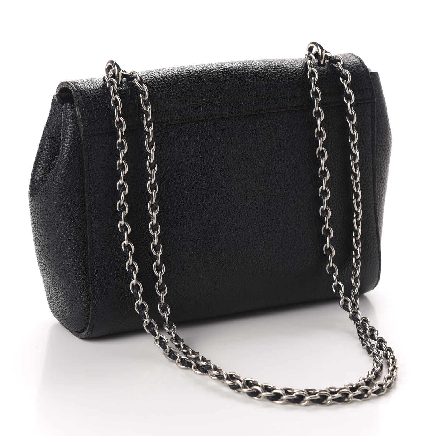 Mulberry Small Classic Grain Small Lily Flap Midnight Blue 4 of 12