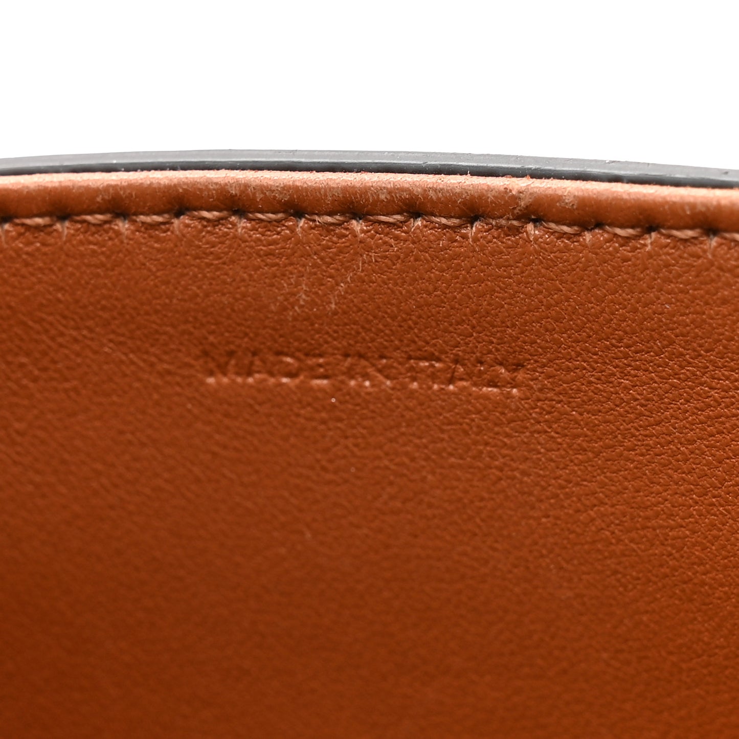 Natural Calfskin Besace Small 16 Tan