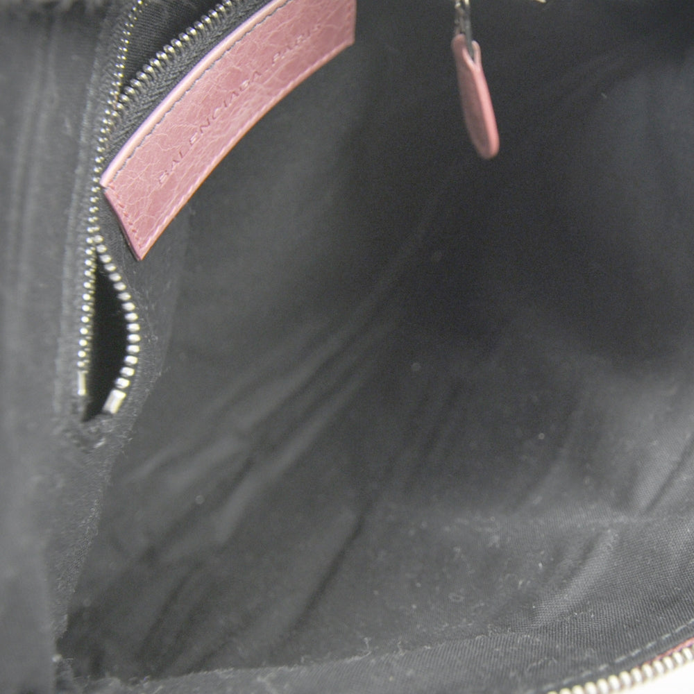 Balenciaga Agneau Giant Flat Handle Clutch Framboise 5 of 8