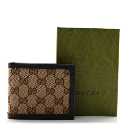 Gucci Mens Monogram Bi-Fold Wallet Dark Brown 8 of 8