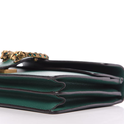 Gucci Pebbled Calfskin Small Dionysus Shoulder Bag Emerald 7 of 10