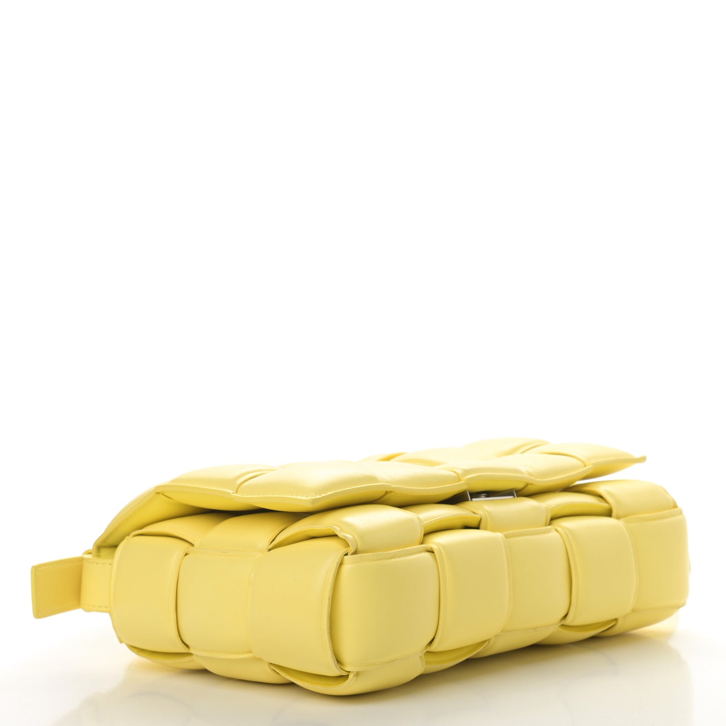 Nappa Maxi Intreccio Padded Cassette Crossbody Bag Sherbert