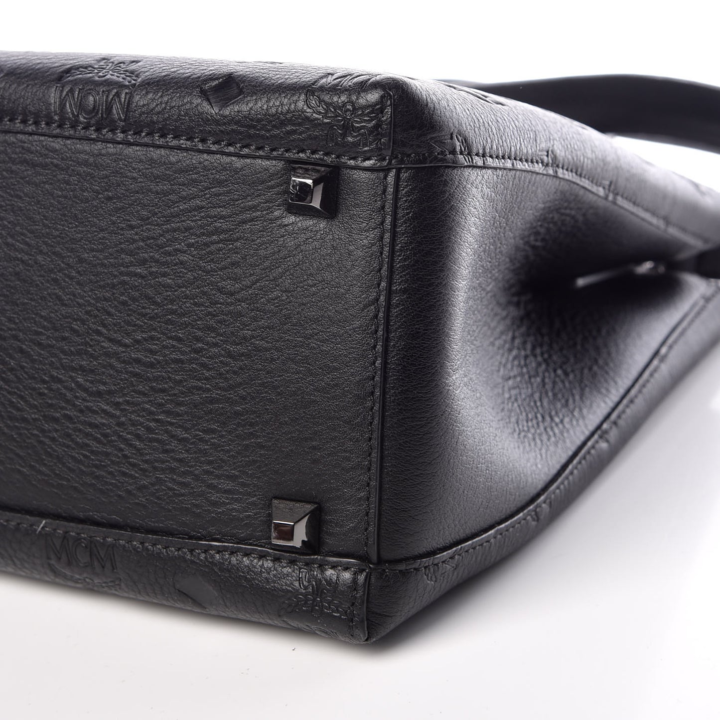 Calfskin Ottomar Monogram Sarah Convertible Hobo Black