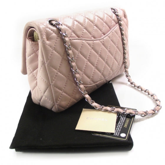 Chanel Lambskin Medium Double Flap Light Pink 3 of 12
