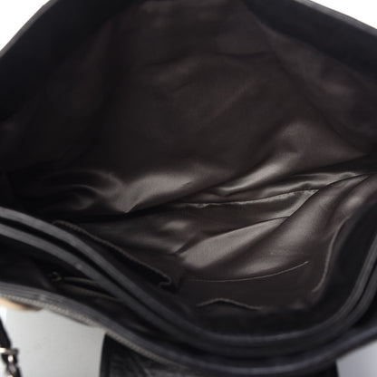 Chanel Lambskin Quilted North South Tote Black 5 of 11