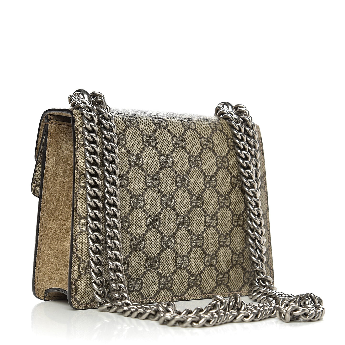 GG Supreme Monogram Mini Dionysus Shoulder Bag Taupe
