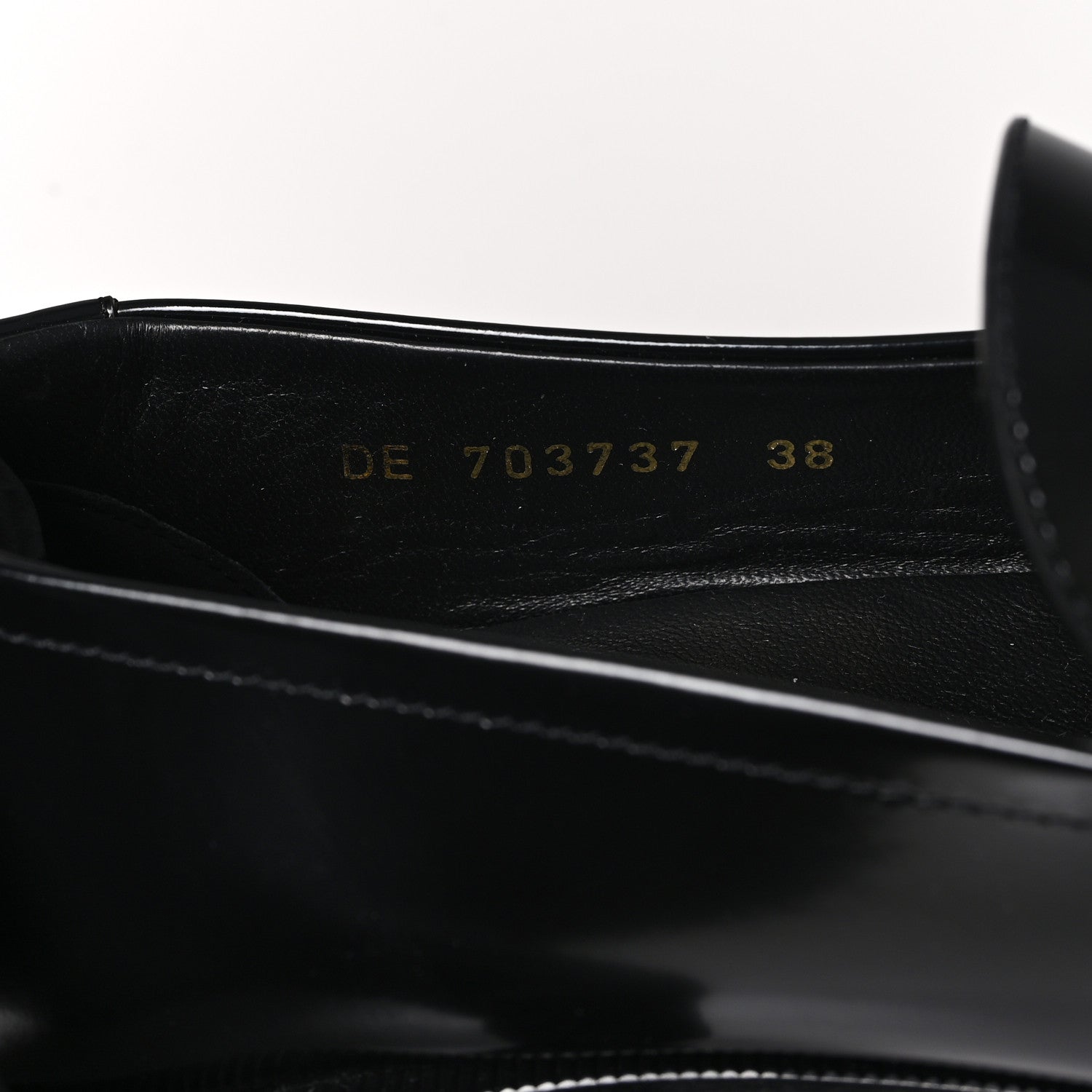 Saint Laurent Magnum Calfskin Le Loafer 15 Moccasin 38 Black 9 of 9