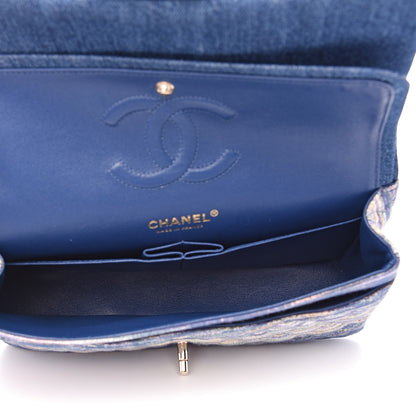 Chanel Denim Quilted Medium Double Flap 5 of 10