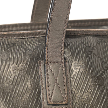 Gucci Imprime Monogram Medium Zippered Shopping Tote Pewter 13 of 13