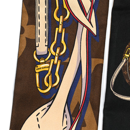 Louis Vuitton Silk Monogram Tribute To Bandeau Marron 3 of 4