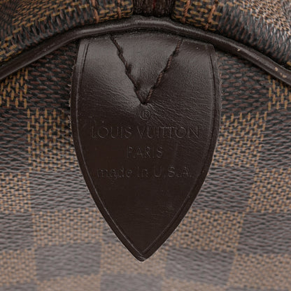 Louis Vuitton Damier Ebene Speedy 35 6 of 13