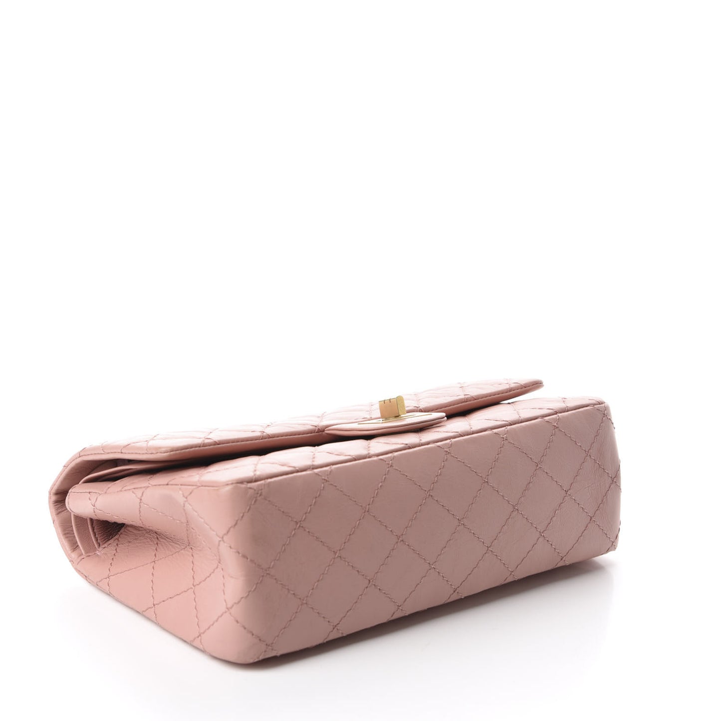 Aged Calfskin Quilted 2.55 Reissue 225 Flap Pink