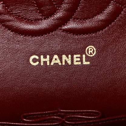 Chanel Lambskin Quilted Medium Double Flap Black 6 of 10