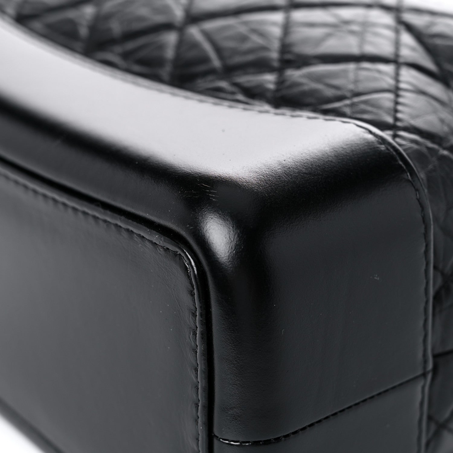 Chanel Aged Calfskin Quilted Gabrielle Backpack Black 11 of 13