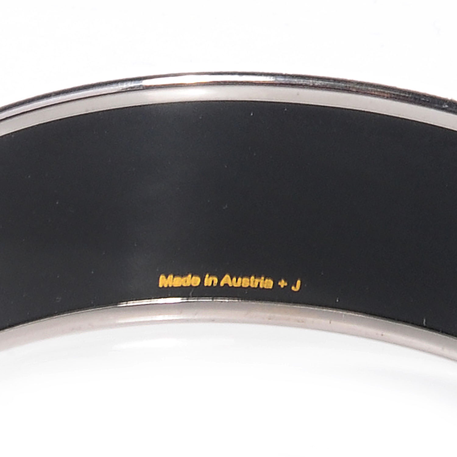 Hermes Enamel Printed Carriage Wide Bracelet 70 6 of 7