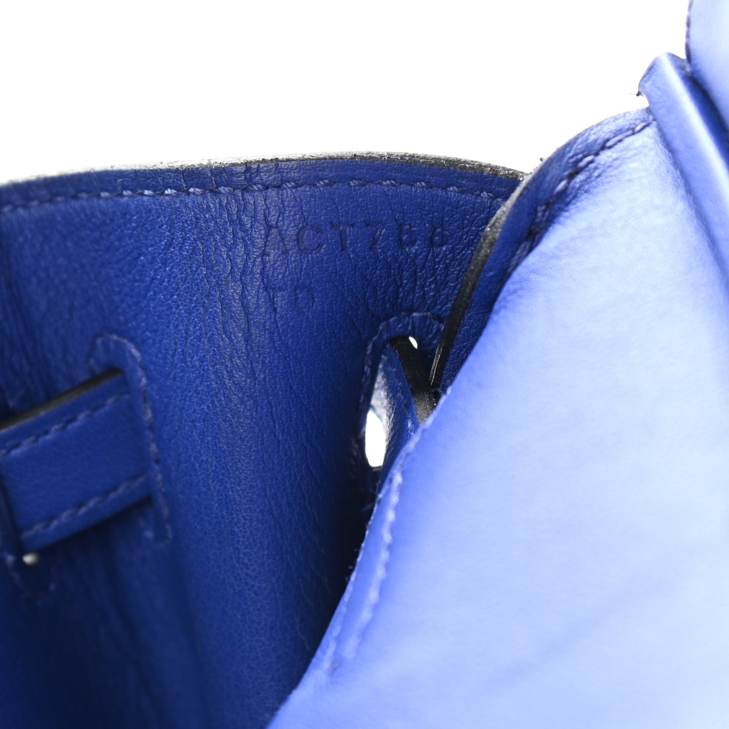 Hermes Swift Birkin 25 Bleu Electrique 7 of 11
