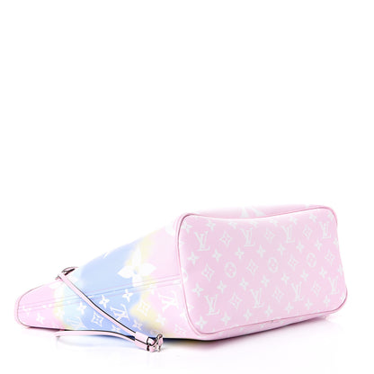 Louis Vuitton Monogram Escale Neverfull MM Pastel 3 of 10