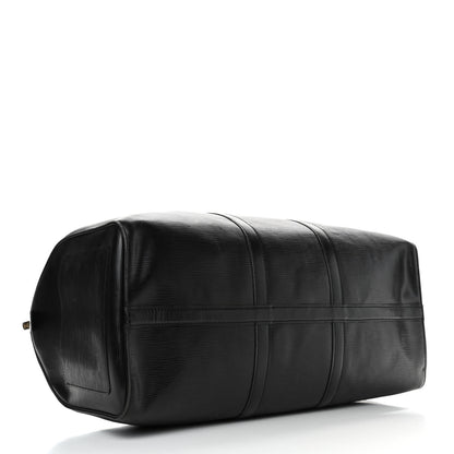Louis Vuitton Epi Keepall 50 Black 3 of 19