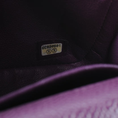 Chanel Caviar East West Flap Purple 8 of 9