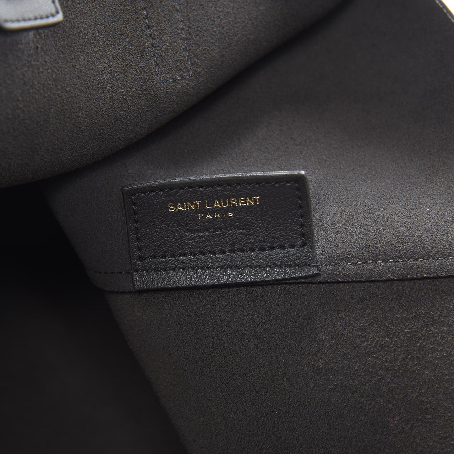 Calfskin Large Shopping Tote Asphalt