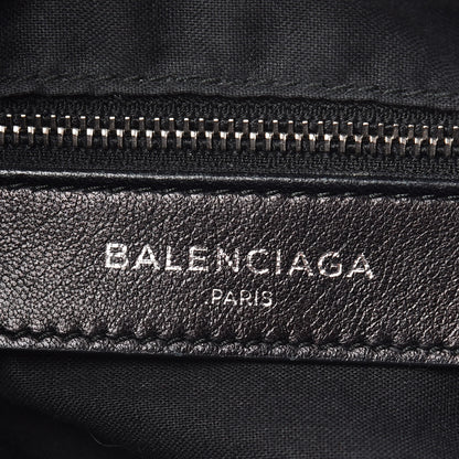 Balenciaga Chevre Silver Metallic Edge Hardware Velo Black 8 of 12