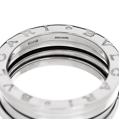 Bulgari 18K White Gold B.Zero1 Two-Band Ring 52 6 5 of 5