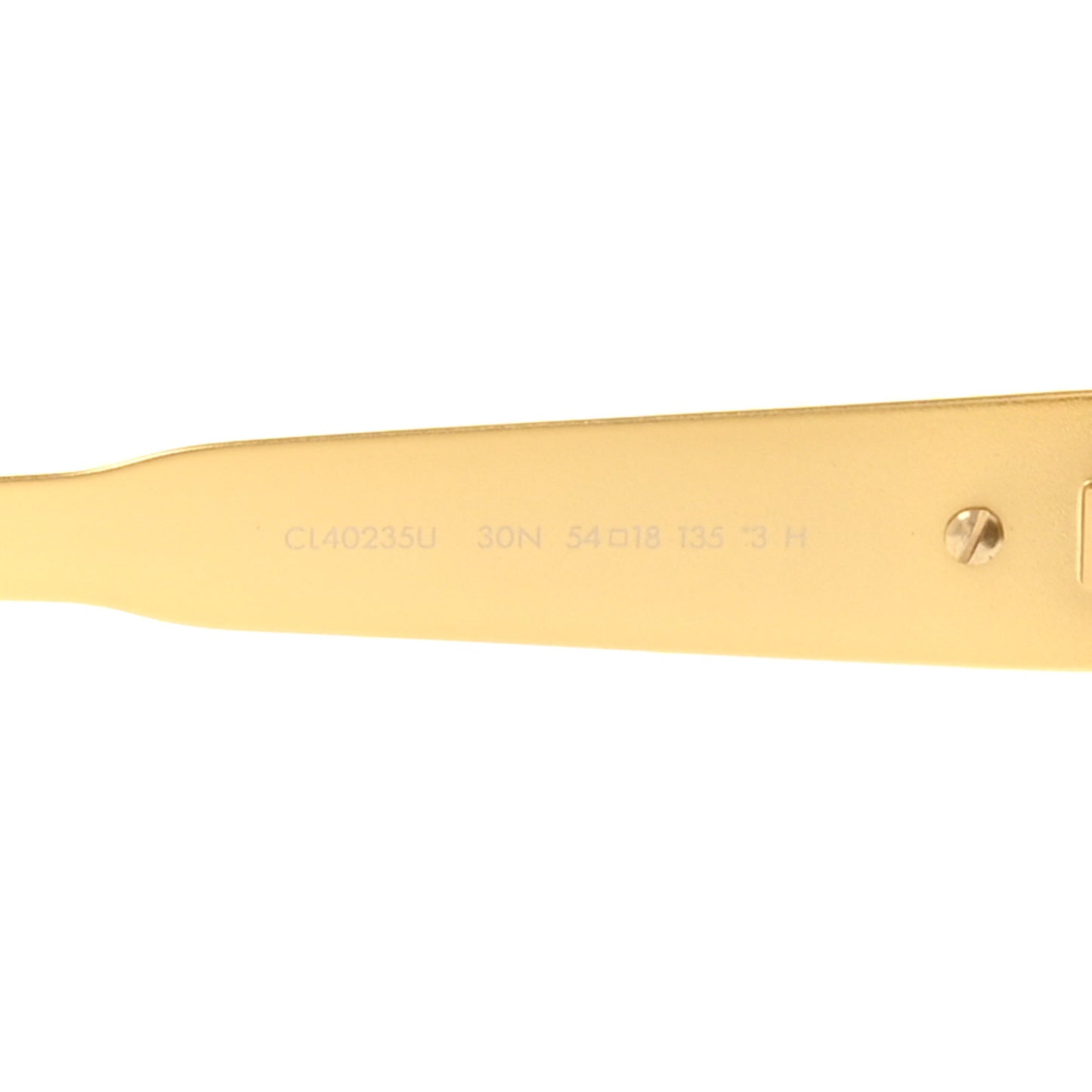 Metal Triomphe 01 Sunglasses CL40235U Gold Green