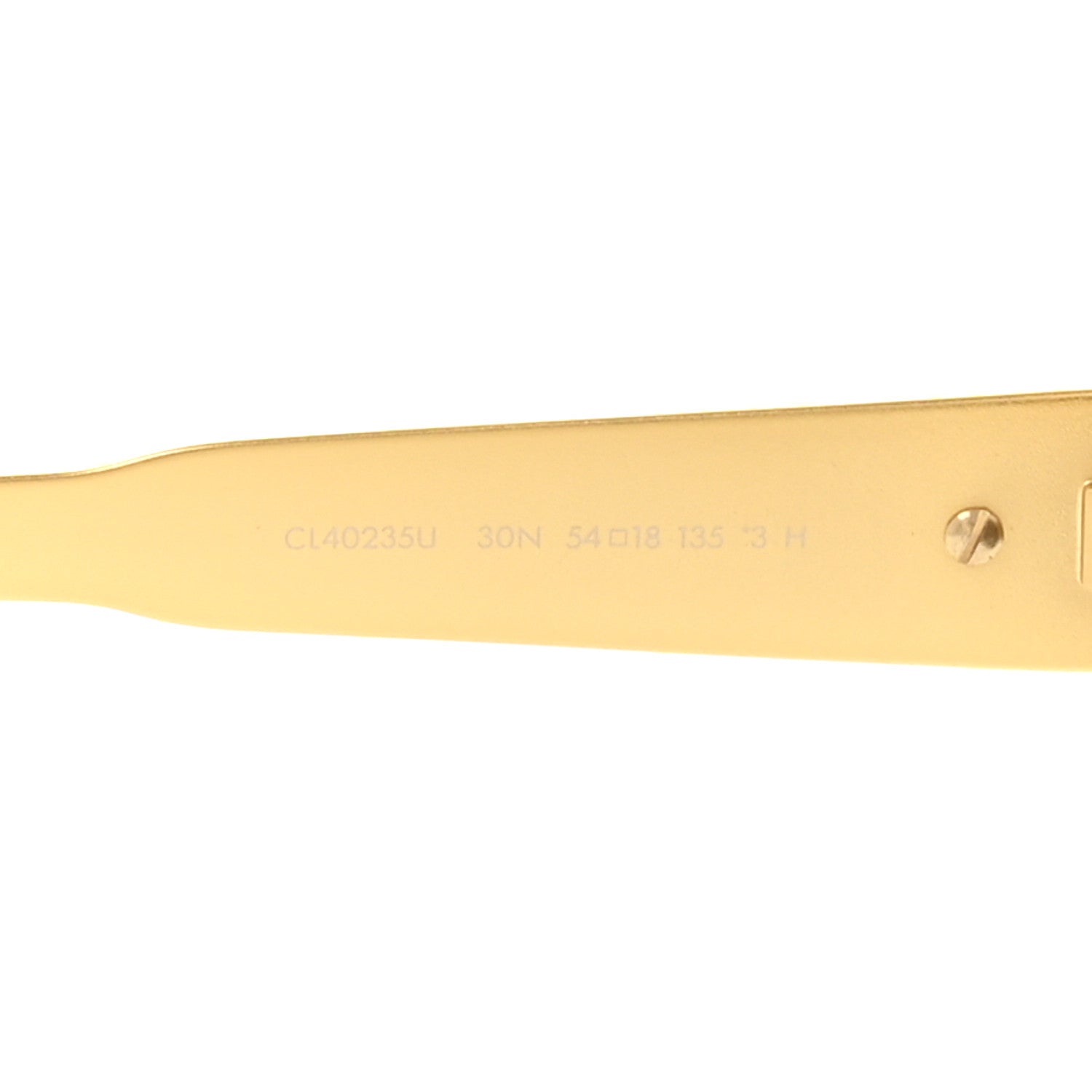 Celine Metal Triomphe 01 Sunglasses CL40235U Gold Green 6 of 7