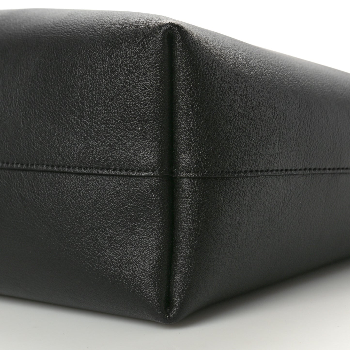 Calfskin Large Shopping Tote Black