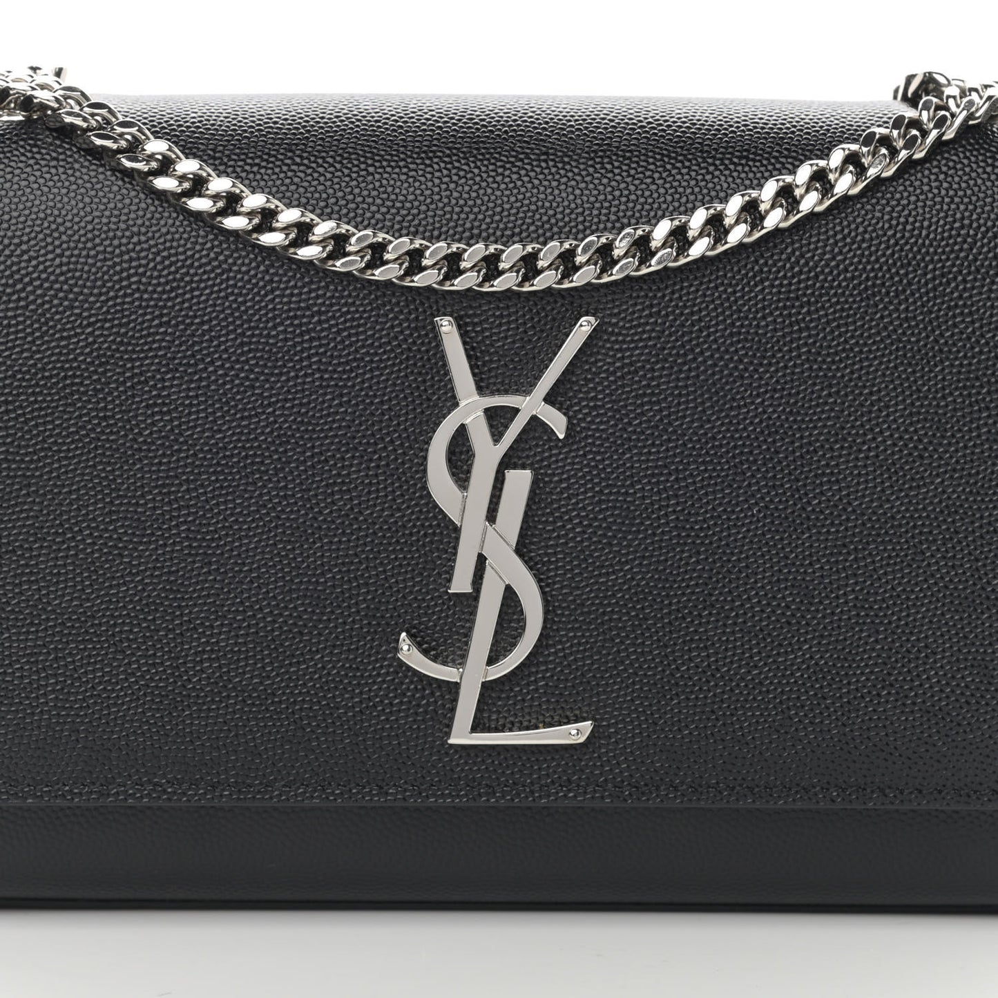 Grain De Poudre Small Monogram Kate Satchel Black