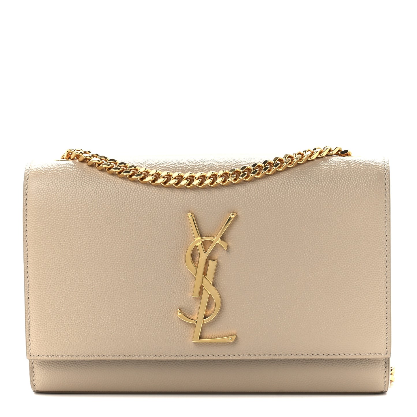 Grain De Poudre Small Monogram Kate Satchel Nude Powder
