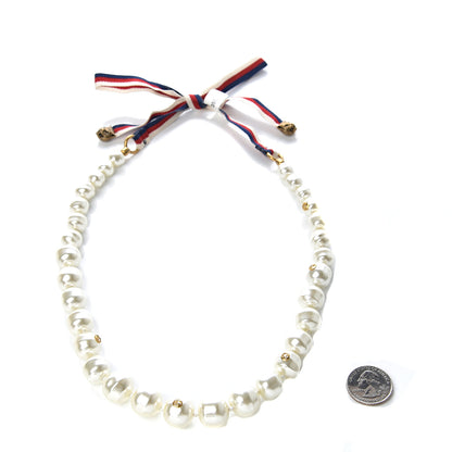 Gucci Pearl Bead GG Sylvie Necklace 2 of 3