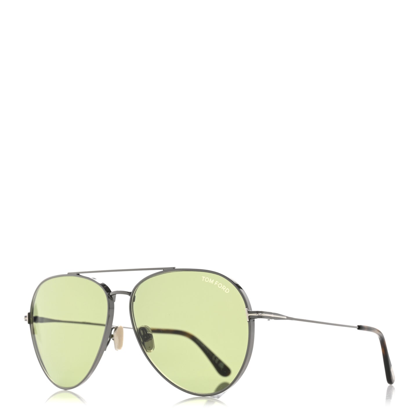 Metal Dashel-02 Sunglasses TF996 Green Silver