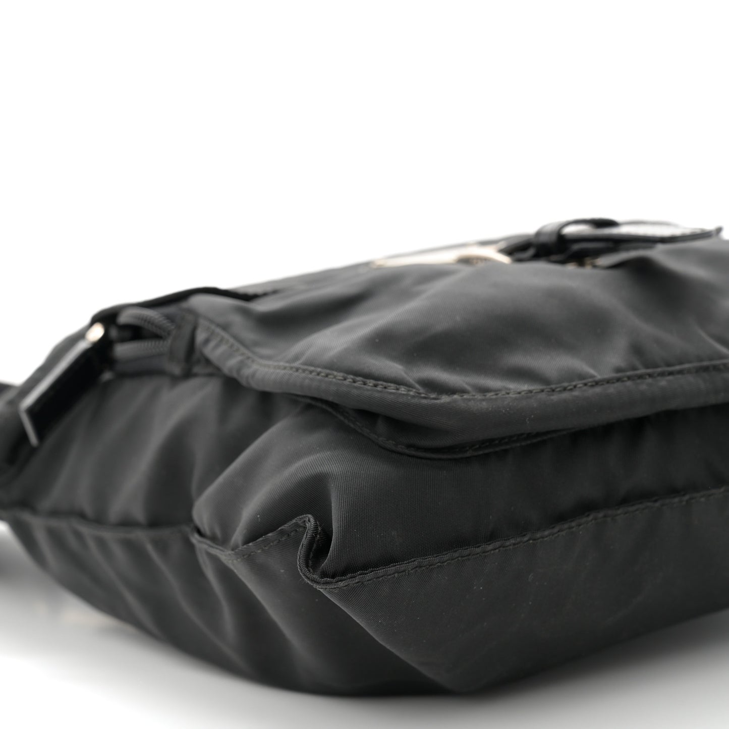 Nylon Vela Sling Messenger Bag Black