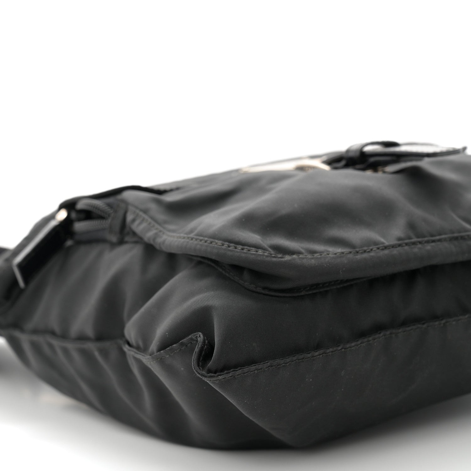 Prada Nylon Vela Sling Messenger Bag Black 9 of 12