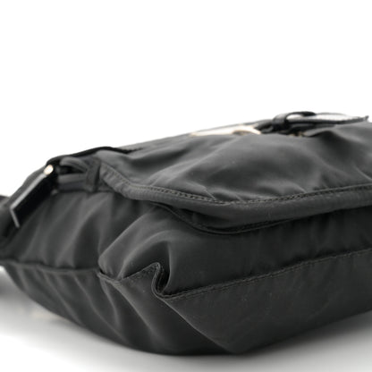 Prada Nylon Vela Sling Messenger Bag Black 9 of 12