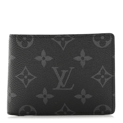 Louis Vuitton Monogram Eclipse Slender Wallet 1 of 6