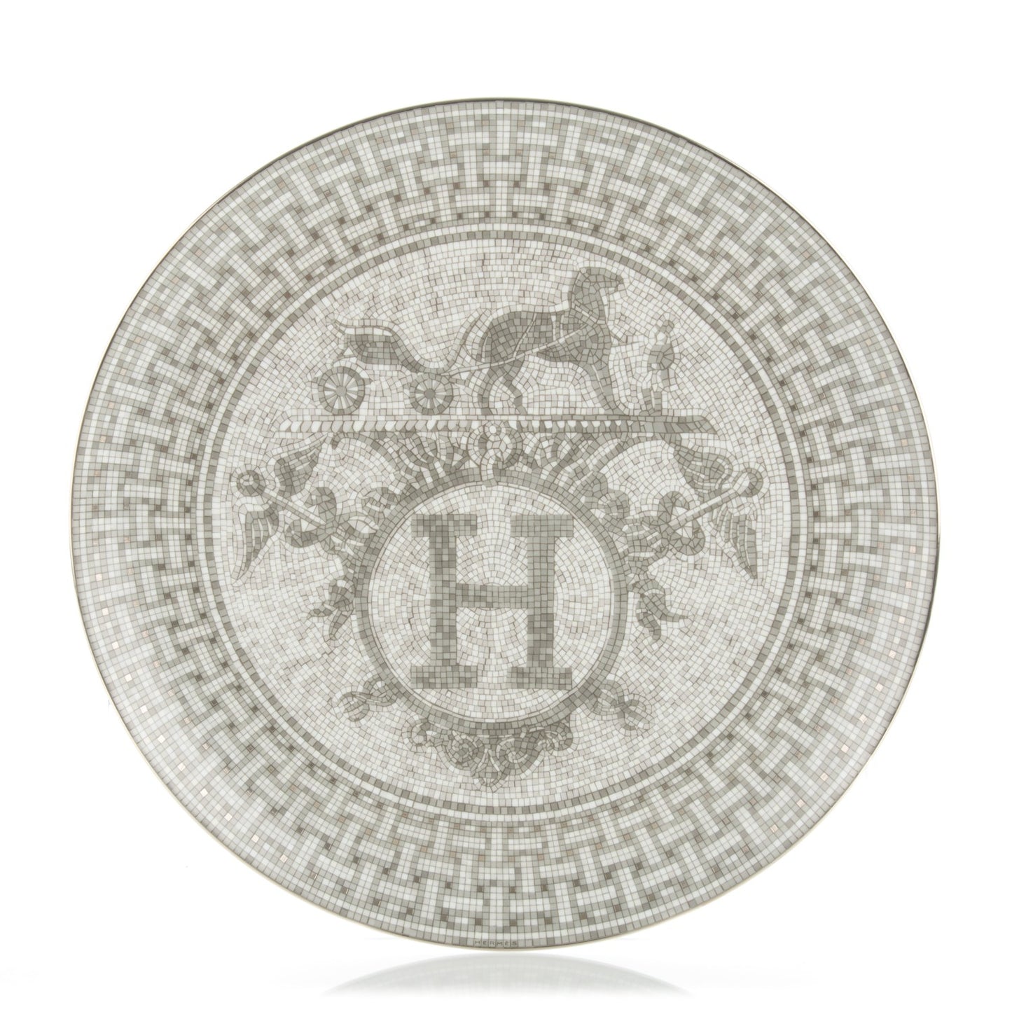 Porcelain Mosaique au 24 Platine Tart Platter