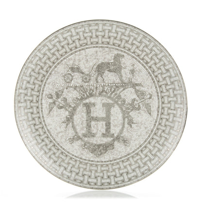 Hermes Porcelain Mosaique au 24 Platine Tart Platter 1 of 7