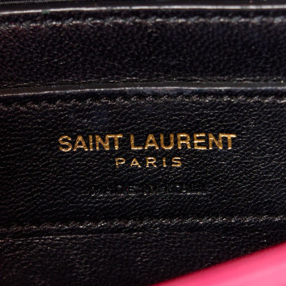 Saint Laurent Grain De Poudre Small Monogram Kate Satchel Bubblegum 7 of 11